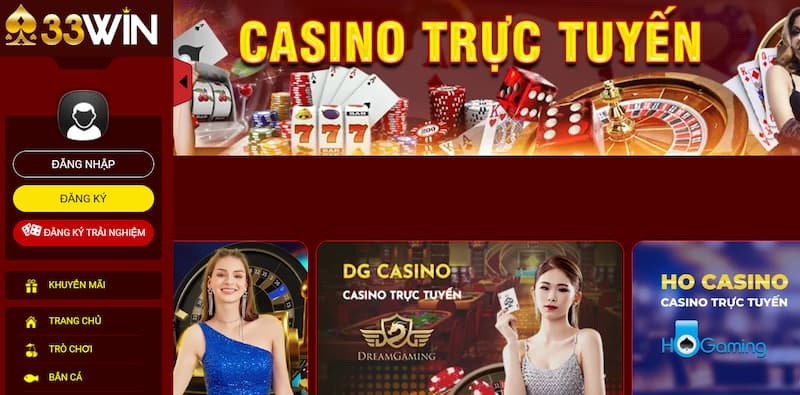 33Win Casino: Một trong những điểm đến giải trí hàng đầu 3 Khám phá về sảnh 33Win Casino